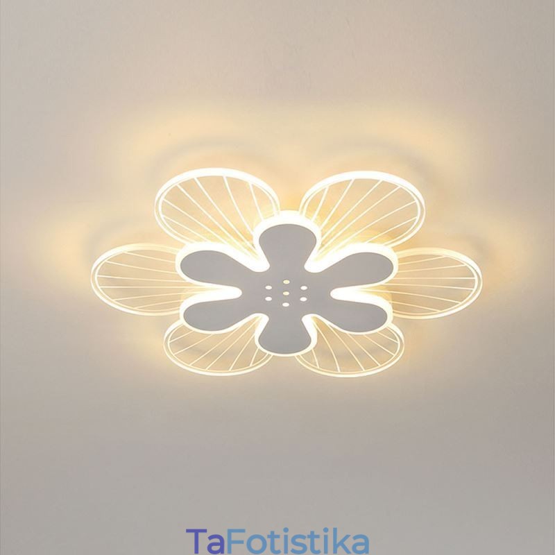 Μοντέρνο Flush Mount Pretty Flower διακοσμητικό φωτιστικό οροφής