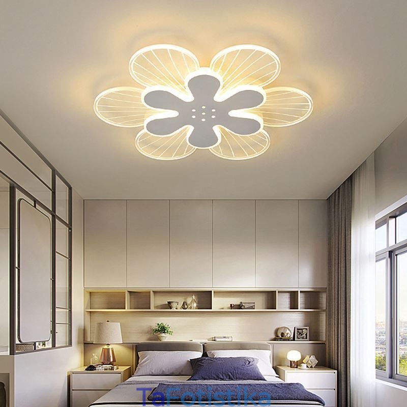 Μοντέρνο Flush Mount Pretty Flower διακοσμητικό φωτιστικό οροφής