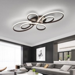 Μοντέρνο Φωτιστικό Οροφής Flush Mount Διακοσμητικός Φωτισμός Flower Design