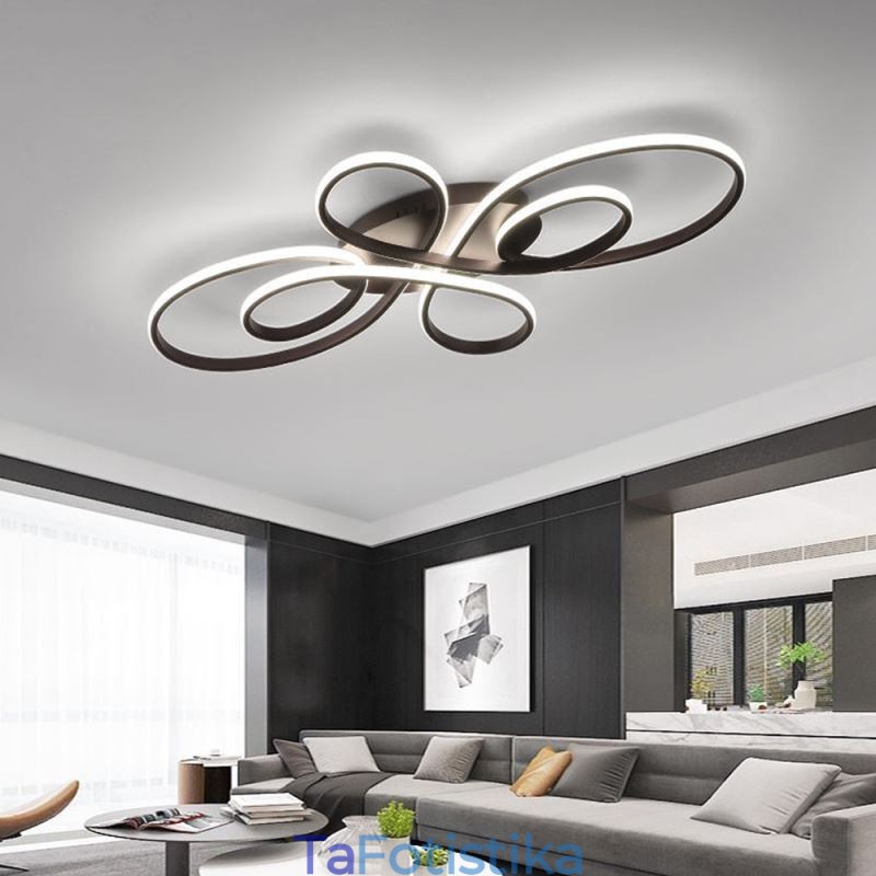 Μοντέρνο Φωτιστικό Οροφής Flush Mount Διακοσμητικός Φωτισμός Flower Design