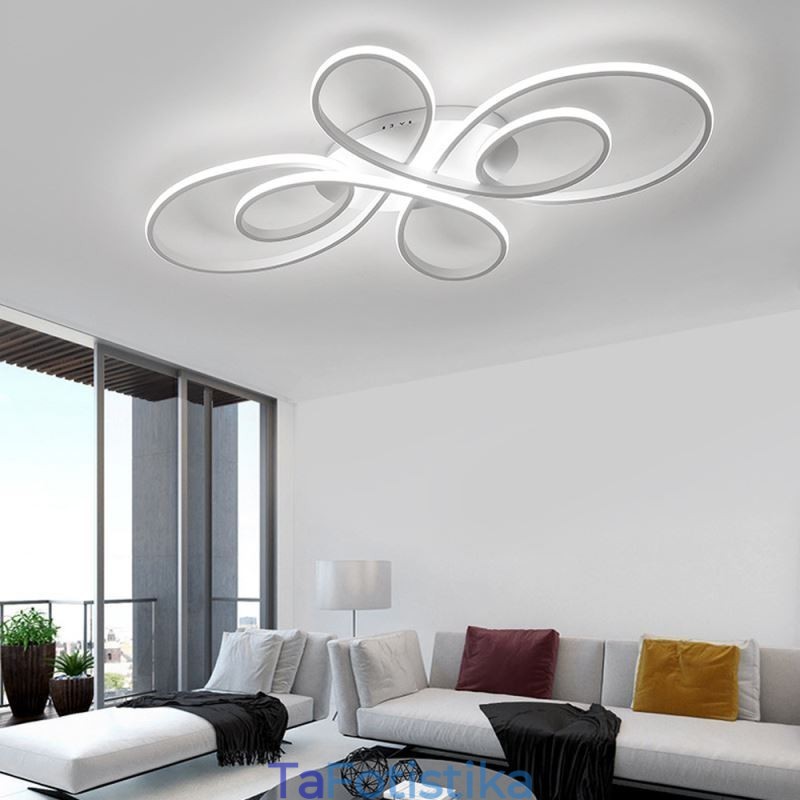 Μοντέρνο Φωτιστικό Οροφής Flush Mount Διακοσμητικός Φωτισμός Flower Design