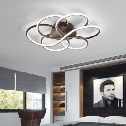 Linear Flush Mount Φωτιστικό Οροφής Μοντέρνο Φωτιστικό Σχεδιασμού Λουλουδιού