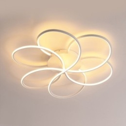 Linear Flush Mount Φωτιστικό Οροφής Μοντέρνο Φωτιστικό Σχεδιασμού Λουλουδιού