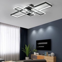 4 Light Flush Mount Φωτιστικό Οροφής Μοντέρνο γεωμετρικό γραμμικό διακοσμητικό φωτιστικό