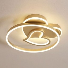 Μοντέρνο Flush Mount Ακρυλικό Φωτιστικό Οροφής διπλού στρώματος σε σχήμα καρδιάς