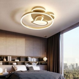 Μοντέρνο Flush Mount Ακρυλικό Φωτιστικό Οροφής διπλού στρώματος σε σχήμα καρδιάς