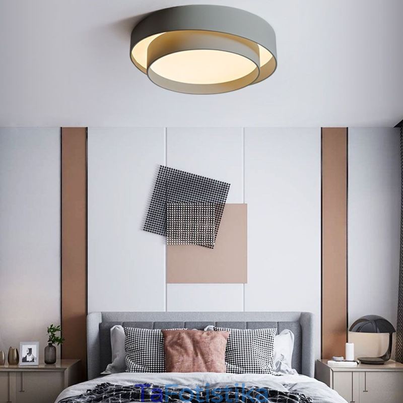 Σύγχρονο κυκλικό φωτιστικό οροφής Flush Mount