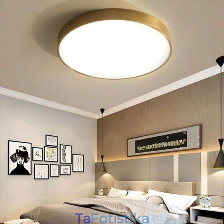 Στρογγυλό Flush Mount Μοντέρνο Χρυσό Ακρυλικό Φωτιστικό Οροφής Στρογγυλό Flush Mount Μοντέρνο Χρυσό Ακρυλικό Φωτιστικό Οροφής