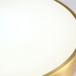 Στρογγυλό Flush Mount Μοντέρνο Χρυσό Ακρυλικό Φωτιστικό Οροφής