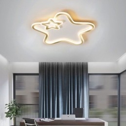Φωτιστικό οροφής Creative Star Flush Mount Golden Star