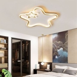 Φωτιστικό οροφής Creative Star Flush Mount Golden Star