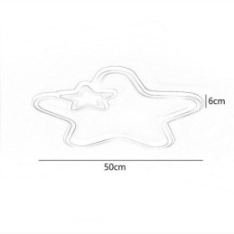 Φωτιστικό οροφής Creative Star Flush Mount Golden Star