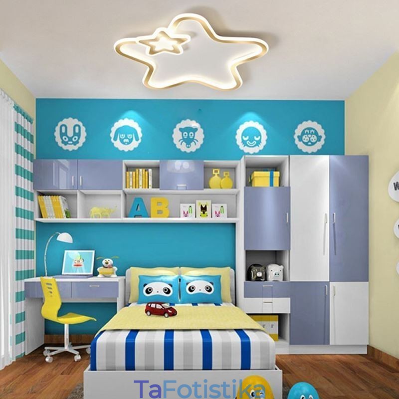 Φωτιστικό οροφής Creative Star Flush Mount Golden Star