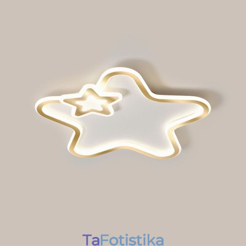 Φωτιστικό οροφής Creative Star Flush Mount Golden Star