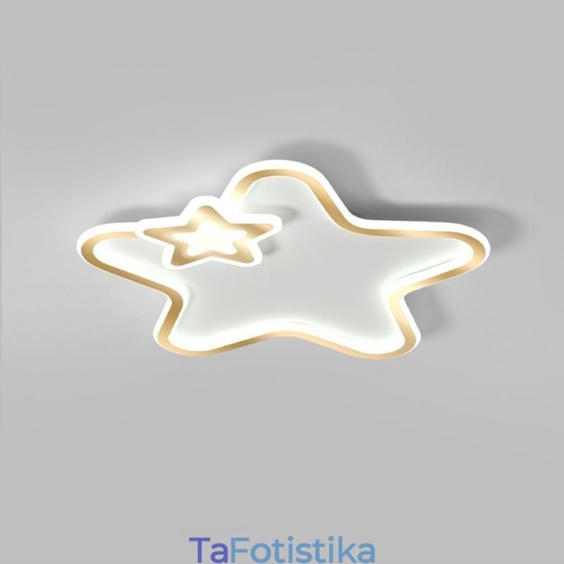 Φωτιστικό οροφής Creative Star Flush Mount Golden Star