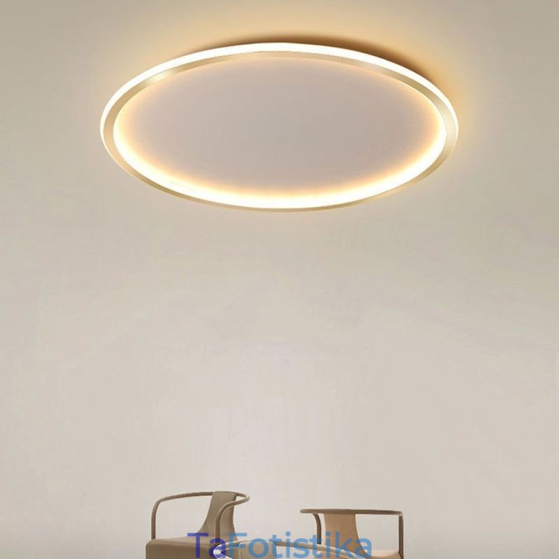 Μινιμαλιστικό κυκλικό φωτιστικό οροφής Flush Mount