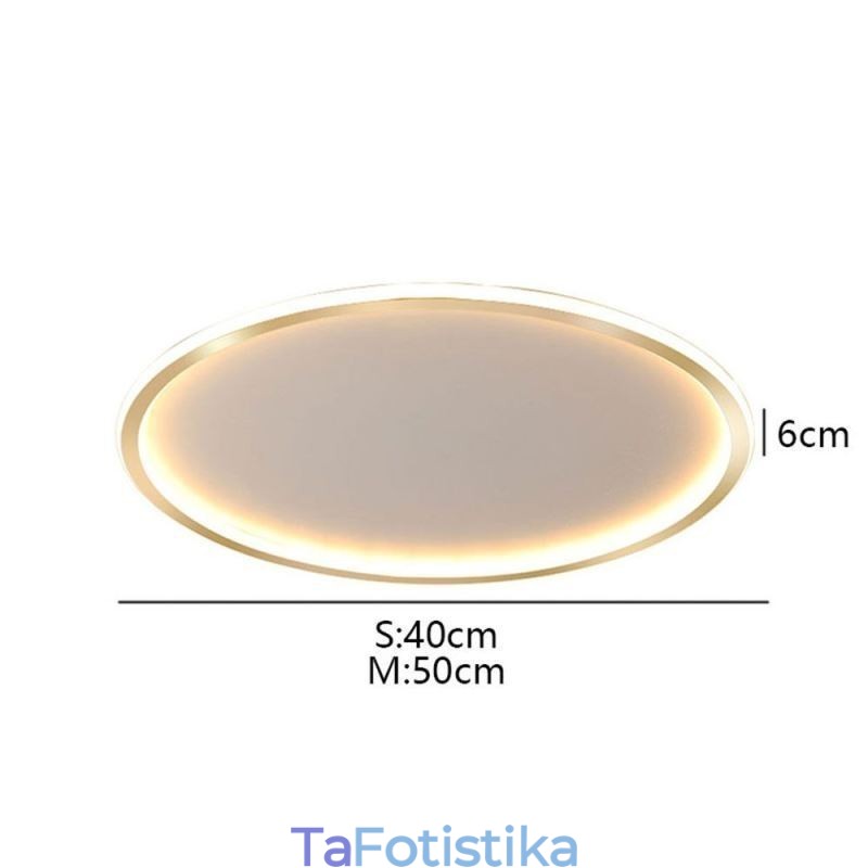 Μινιμαλιστικό κυκλικό φωτιστικό οροφής Flush Mount