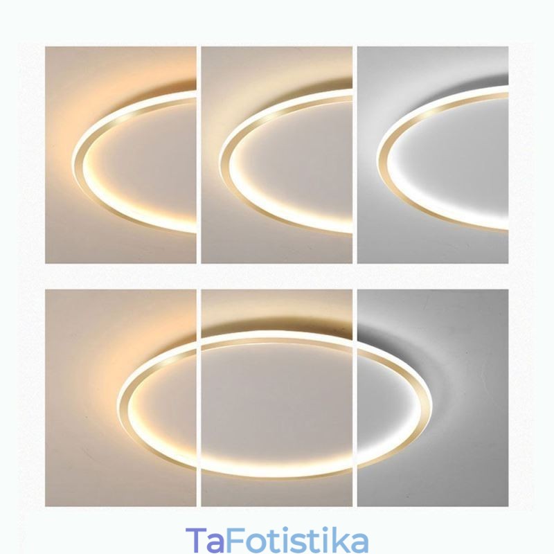 Μινιμαλιστικό κυκλικό φωτιστικό οροφής Flush Mount