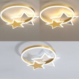 Φωτιστικό οροφής Star Flush Ακρυλικό Φωτιστικό Double Stars