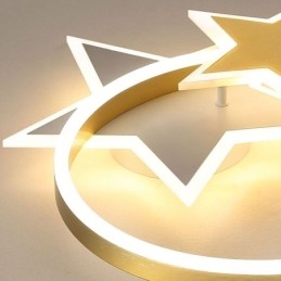 Φωτιστικό οροφής Star Flush Ακρυλικό Φωτιστικό Double Stars