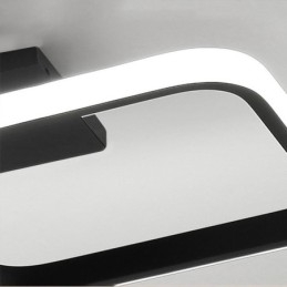 Μοντέρνο μινιμαλιστικό φωτιστικό οροφής με ακρυλικό τετράγωνο πλαίσιο