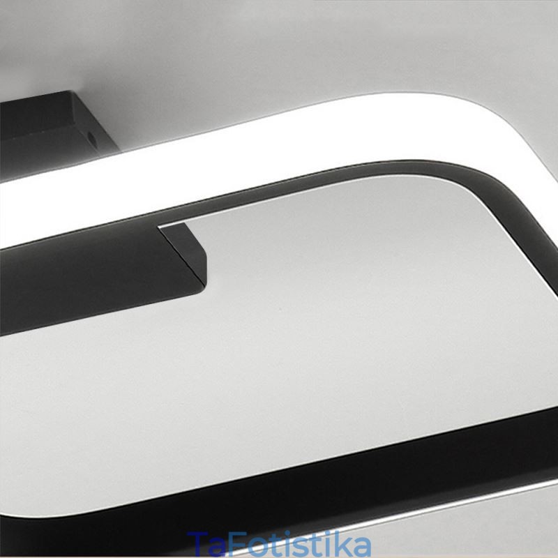 Μοντέρνο μινιμαλιστικό φωτιστικό οροφής με ακρυλικό τετράγωνο πλαίσιο