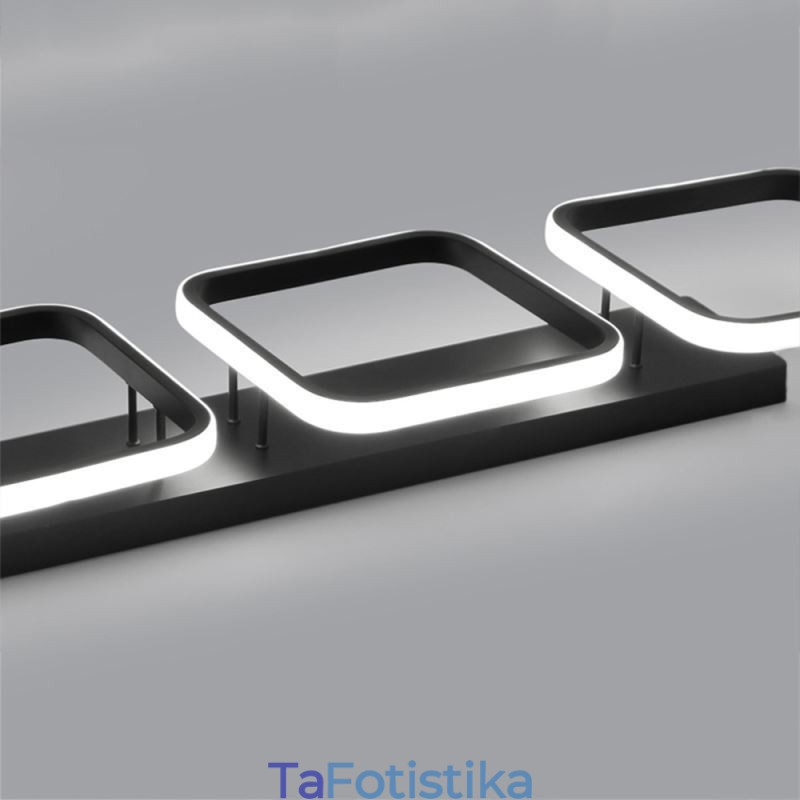 Μοντέρνο μινιμαλιστικό φωτιστικό οροφής με ακρυλικό τετράγωνο πλαίσιο