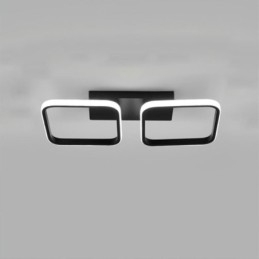 Μοντέρνο μινιμαλιστικό φωτιστικό οροφής με ακρυλικό τετράγωνο πλαίσιο