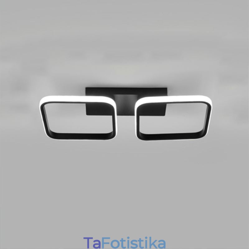 Μοντέρνο μινιμαλιστικό φωτιστικό οροφής με ακρυλικό τετράγωνο πλαίσιο