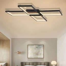 Μινιμαλιστικό ακρυλικό φωτιστικό οροφής Flush Mount σε σχήμα X