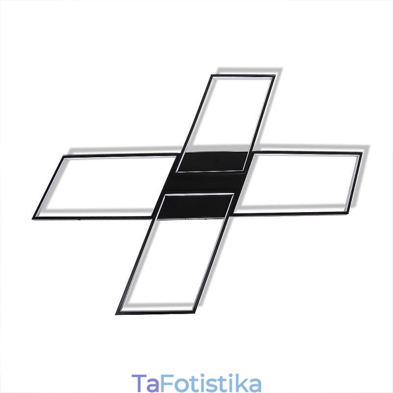 Μινιμαλιστικό ακρυλικό φωτιστικό οροφής Flush Mount σε σχήμα X