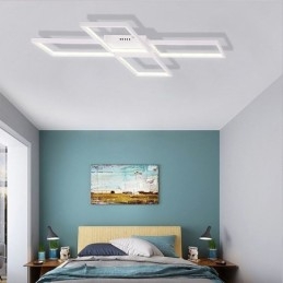 Μινιμαλιστικό ακρυλικό φωτιστικό οροφής Flush Mount σε σχήμα X