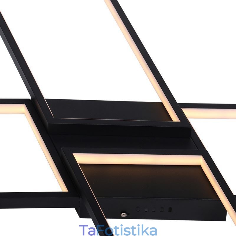 Μινιμαλιστικό ακρυλικό φωτιστικό οροφής Flush Mount σε σχήμα X