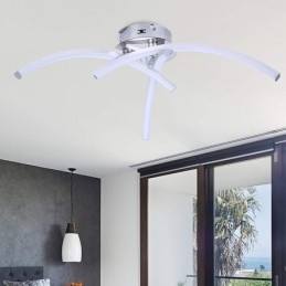 Ακρυλικό σταυρωτό φωτιστικό οροφής Simple Flush Mount σε σχήμα τόξου