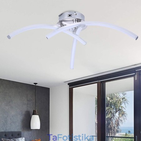Ακρυλικό σταυρωτό φωτιστικό οροφής Simple Flush Mount σε σχήμα τόξου Ακρυλικό σταυρωτό φωτιστικό οροφής Simple Flush Mount σε σχήμα τόξου