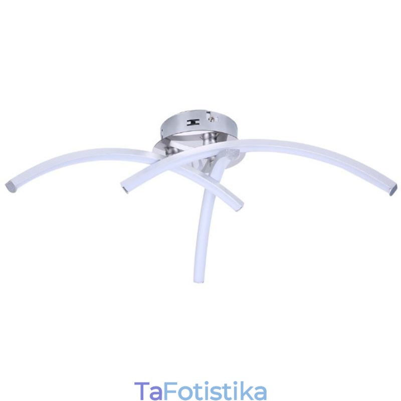 Ακρυλικό σταυρωτό φωτιστικό οροφής Simple Flush Mount σε σχήμα τόξου