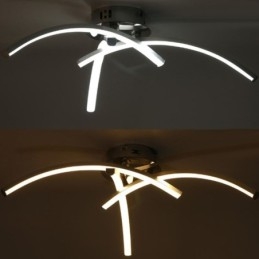 Ακρυλικό σταυρωτό φωτιστικό οροφής Simple Flush Mount σε σχήμα τόξου