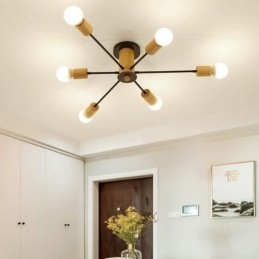 Πολυέλαιος μοντέρνος Magic Beans Flush Mount Wood Branch