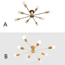 Πολυέλαιος μοντέρνος Magic Beans Flush Mount Wood Branch