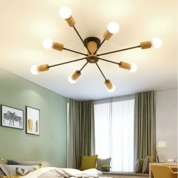 Πολυέλαιος μοντέρνος Magic Beans Flush Mount Wood Branch
