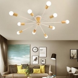 Πολυέλαιος μοντέρνος Magic Beans Flush Mount Wood Branch