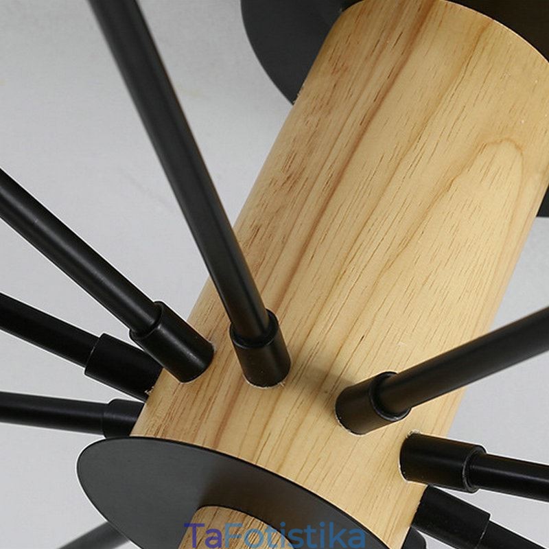 Πολυέλαιος μοντέρνος Magic Beans Flush Mount Wood Branch