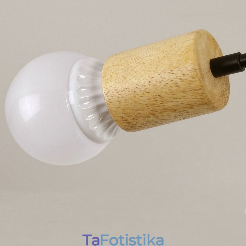 Πολυέλαιος μοντέρνος Magic Beans Flush Mount Wood Branch