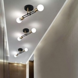 Simple Magic Beans Flush Mount σταυρωμένο φωτιστικό οροφής