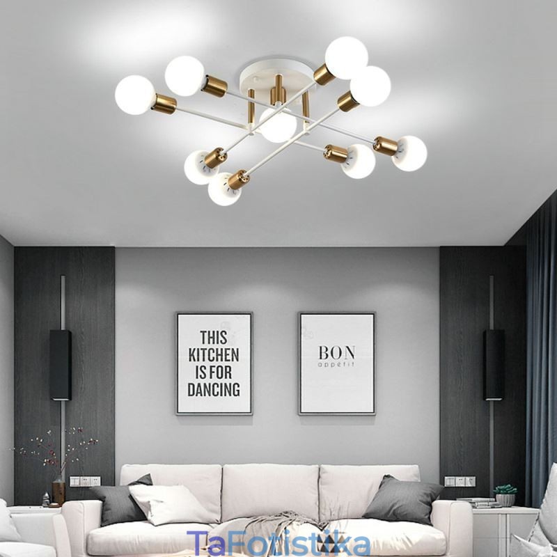 Simple Magic Beans Flush Mount σταυρωμένο φωτιστικό οροφής