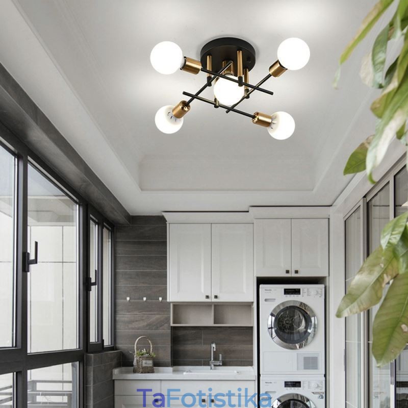 Simple Magic Beans Flush Mount σταυρωμένο φωτιστικό οροφής