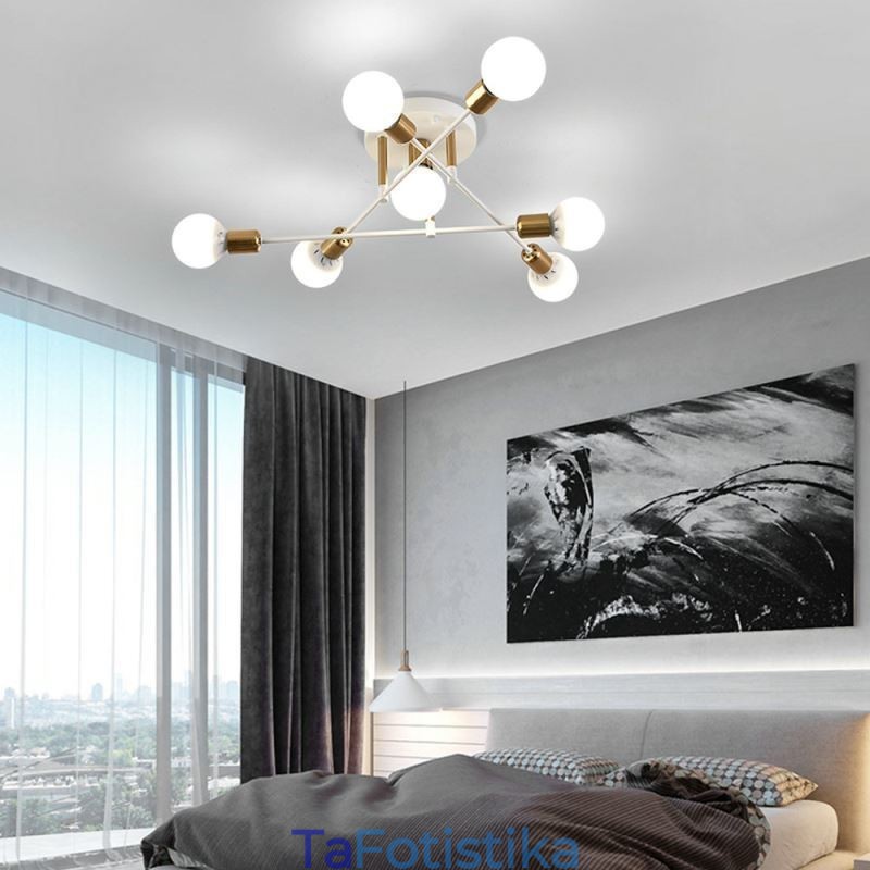 Simple Magic Beans Flush Mount σταυρωμένο φωτιστικό οροφής
