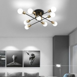 Simple Magic Beans Flush Mount σταυρωμένο φωτιστικό οροφής