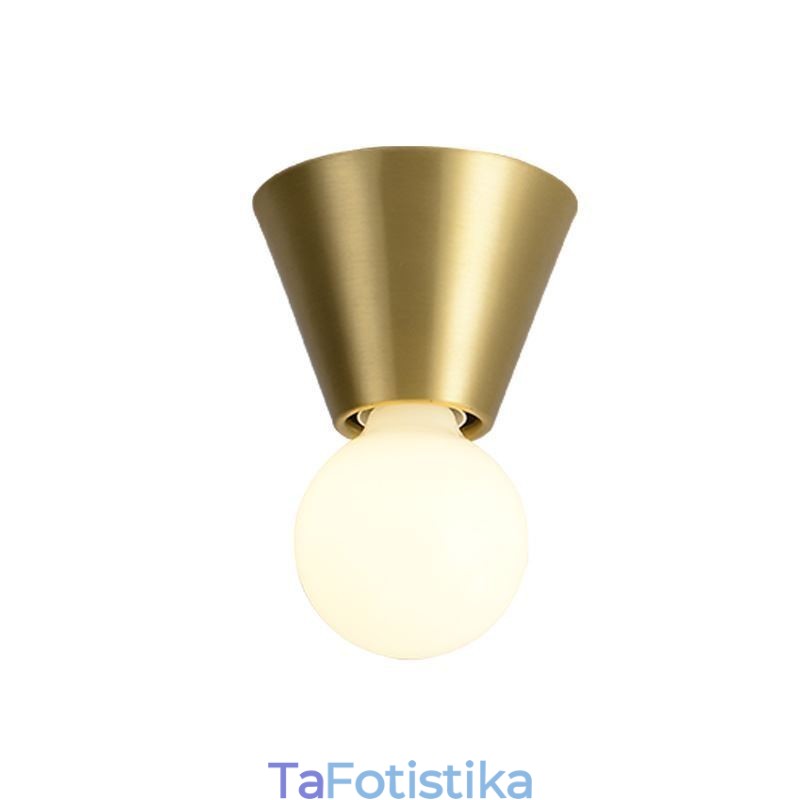 Φωτιστικό οροφής Nordic Brass Mini Flush Mount