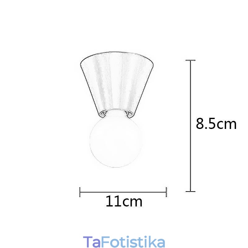Φωτιστικό οροφής Nordic Brass Mini Flush Mount